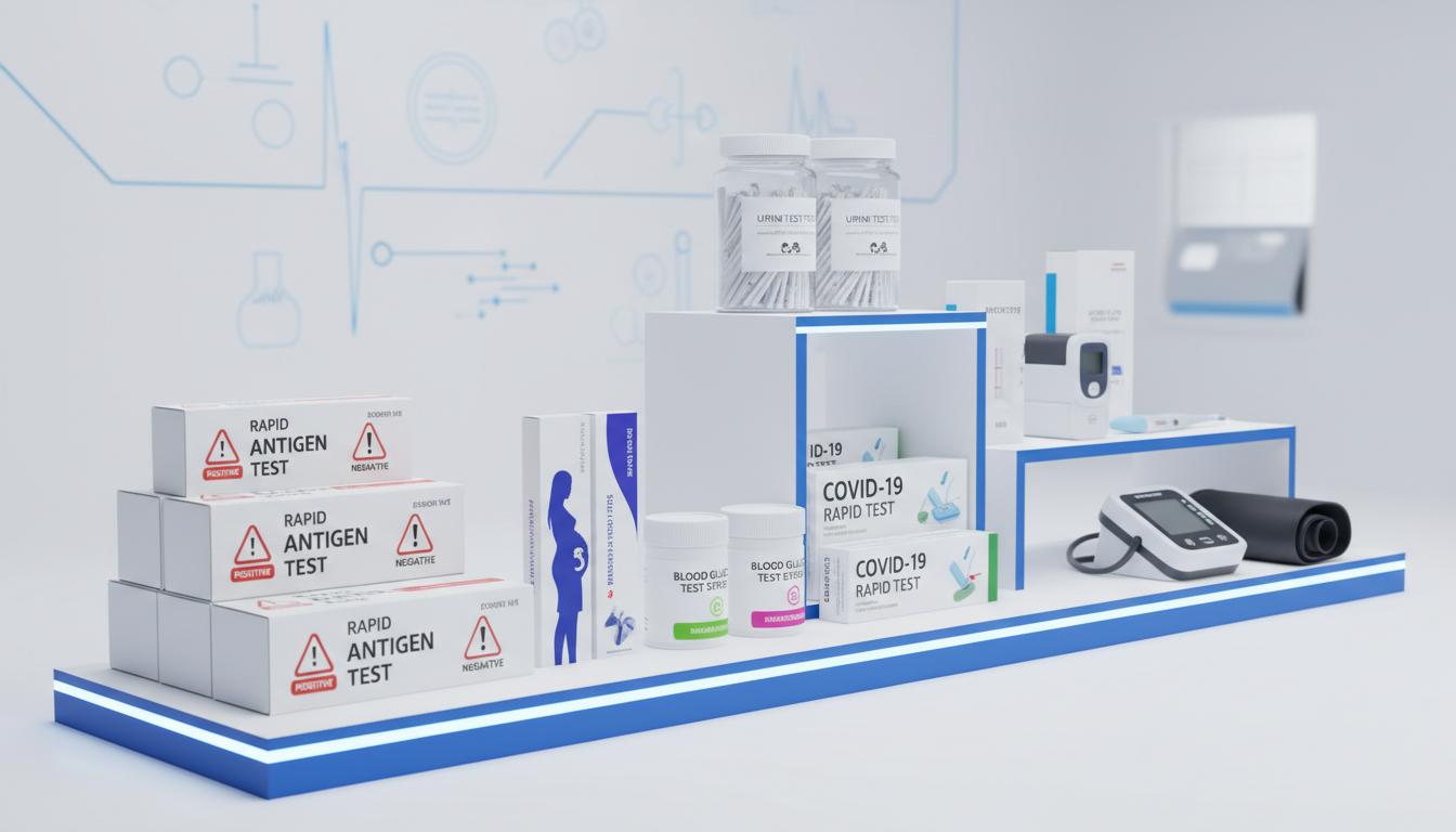 Medical diagnostic tests - rapid test kits, pregnancy tests